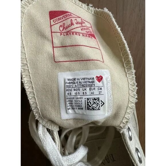 Chuck Taylor Comme Des Garcons Play - Picture 2 of 9